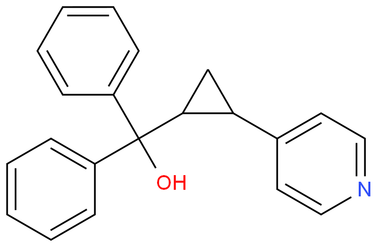 diphenyl-(2-pyridin-4-ylcyclopropyl)methanol