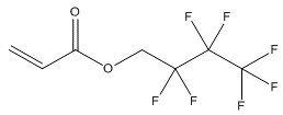 2,2,3,3,4,4,4-Heptafluorobutyl Acrylate, Stab. With 100 Ppm 4-Methoxyphenol