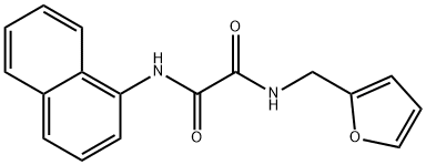 Ethanediamide, N1-(2-furanylmethyl)-N2-1-naphthalenyl-