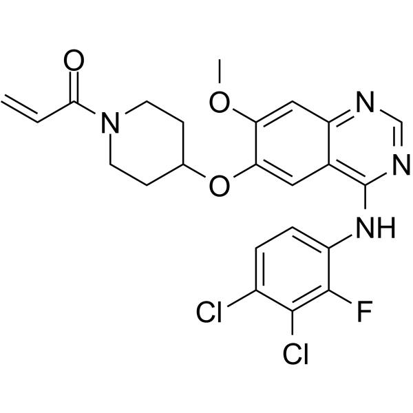 1-[4-[[4-[(3,4-二氯-2-氟苯基)氨基]-7-甲氧基-6-喹唑啉基]氧基]-1-哌啶基