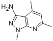 1,4,6-三甲基-3-氨基吡唑并[3,4-B]吡啶