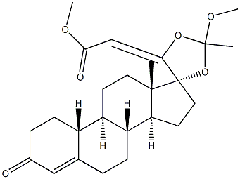 (17a,20E)-17,20-[(1-Methoxyethylidene)bis(oxy)]-3-oxo-19-norpregna- 4,20-diene-21-carboxylic Acid Methyl Ester