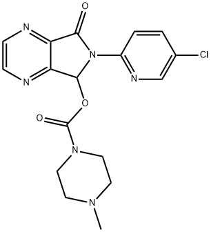 4-Methyl-1-piperazinecarboxylic acid ester with 6-(5-chloro-2-pyridyl)-6,7-dihydro-7-hydroxy-5H-pyrrolo[3,4-b]pyrazin-5-one