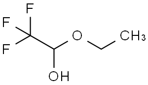1-Ethoxy-2,2,2-trifluoroethan-1-ol, 2-Ethoxy-2-hydroxy-1,1,1-trifluoroethane