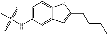 2-butyl-5-(methylsulphonamide)benzofuran