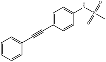 Methanesulfonamide, N-[4-(2-phenylethynyl)phenyl]-