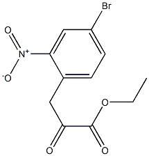 ethyl 3-(4-bromo-2-nitrophenyl)-2-oxopropanoate