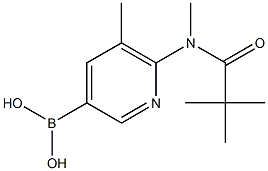 Boronic acid, [6-[(2,2-dimethyl-1-oxopropyl)methylamino]-5-methyl-3-pyridinyl]- (9CI)
