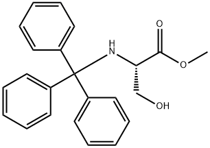 (2S)-3-hydroxy-1-methoxy-1-oxo-N-tritylpropan-2-aminium