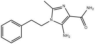5-amino-2-methyl-1-(2-phenylethyl)-1{H}-imidazole-4-carboxamide