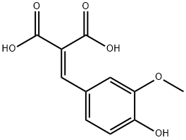 Propanedioic acid, 2-[(4-hydroxy-3-methoxyphenyl)methylene]-