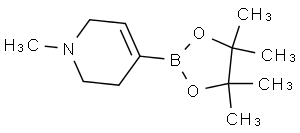 4,4,5,5-tetramethyl-2-(1-methyl-3,5-dihydro-2H-pyrid-4-yl)-1,3,2-dioxaborolane