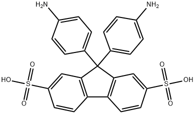 9H-Fluorene-2,7-disulfonic acid, 9,9-bis(4-aminophenyl)-