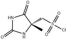 4-Imidazolidinemethanesulfonyl chloride, 4-methyl-2,5-dioxo-, (4R)-