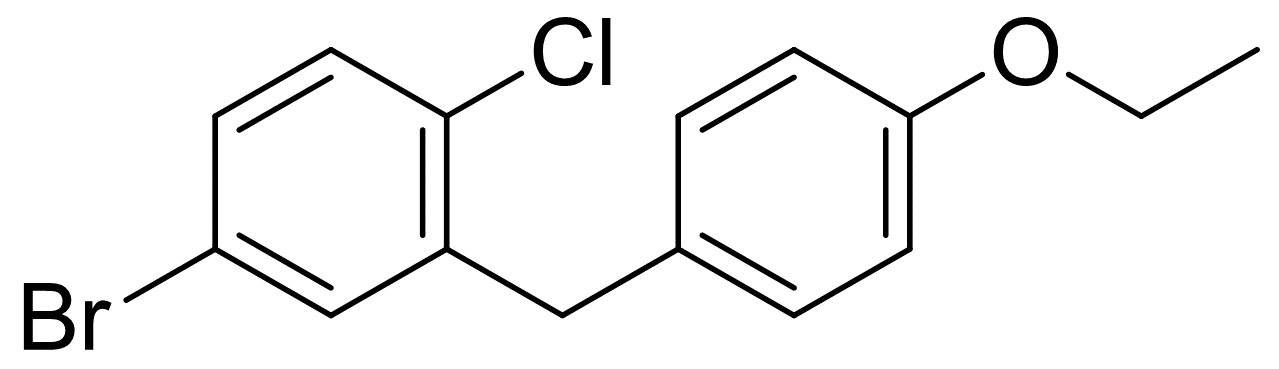 5-bromo-2-chloro-4'-ethoxydiphenylmethane