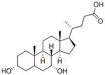 (R)-4-((3R,7R,8R,9S,10S,13R,14S,17R)-3,7-dihydroxy-10,13-dimethyl-hexadecahydro-1H-cyclopenta[a]phenanthren-17-yl)pentanoic acid