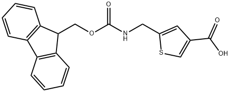 5-[({[(9H-fluoren-9-yl)methoxy]carbonyl}amino)me thyl]thiophene-3-carboxylic acid