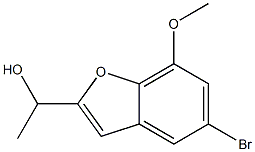 1-(5-bromo-7-methoxy-1-benzofuran-2-yl)ethanol