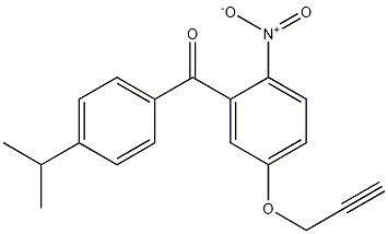 (4-异丙基苯基)(2-硝基-5-(炔丙氧基)苯基)甲酮