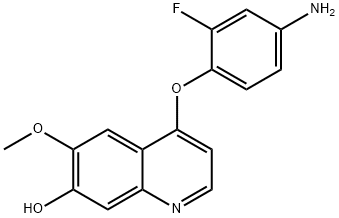 4-(4-amino-2-fluorophenoxy)-6-methoxyquinolin-7-ol
