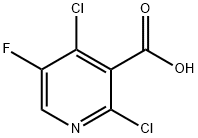 2,4-二氯-5-氟-3-吡啶甲酸