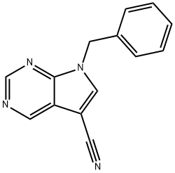 7-Benzyl-7H-pyrrolo[2,3-d]pyrimidine-5-carbonitrile