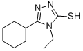 3H-1,2,4-Triazole-3-thione,5-cyclohexyl-4-ethyl-2,4-dihydro-(9CI)