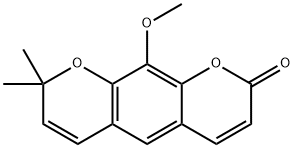 10-Methoxy-8,8-dimethyl-2H,8H-benzo[1,2-b:5,4-b']dipyran-2-one