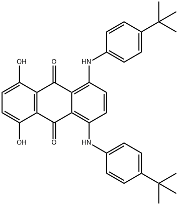 1,4-Bis((4-(1,1-dimethylethyl)phenyl)amino)-5,8-dihydroxyanthraquinone