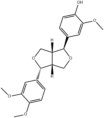 (1S,3aβ,6aβ)-1β-(3-Methoxy-4-hydroxyphenyl)-4α-(3,4-dimethoxyphenyl)tetrahydro-1H,3H-furo[3,4-c]furan