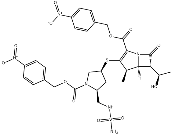 (4R,5S,6S)-3-[[(3S,5S)-5-[[(Aminosulfonyl)amino]methyl]-1-[[(4-nitrophenyl)methoxy]carbonyl]-3-pyrrolidinyl]thioChemica