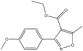 3-(4-甲氧基苯基)-5-甲基异噁唑-4-甲酸乙酯