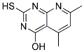 5,7-二甲基-2-硫烷基吡啶并[2,3-d]嘧啶-4-醇