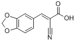 3-(1,3-BENZODIOXOL-5-YL)-2-CYANOACRYLIC ACID