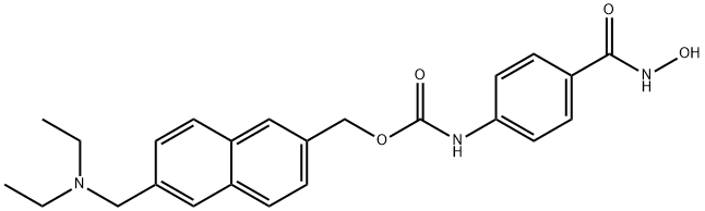 [4-[(羟基氨基)羰基]苯基]氨基甲酸 [6-[(二乙基氨基)甲基]-2-萘基]甲酯