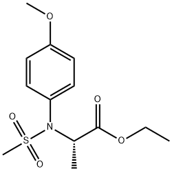 L-Alanine, N-(4-methoxyphenyl)-N-(methylsulfonyl)-, ethyl ester