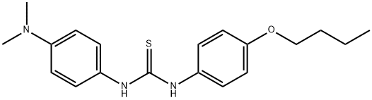 N-[4-丁氧基苯基]-N-[4-[二甲基氨基]苯基]硫脲