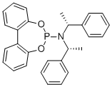 BIPOL-A1(R), (R,R)-N-(5,7-Diox-6-phosphadibenzo[a,c]cyclohepten-6-yl)bis(1-phenylethyl)amine, O,Oμ-(2,2μ-Biphenyldiyl) N,N-bis[(R)-1-phenylethyl]phosphoramidite