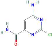 6-Amino-2-chloro-4-pyrimidinecarboxamide