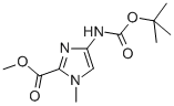 1H-IMIDAZOLE-2-CARBOXYLIC ACID, 4-[[(1,1-DIMETHYLETHOXY)CARBONYL]AMINO]-1-METHYL-, METHYL ESTER