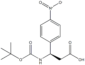 Benzenepropanoic acid, β-[[(1,1-dimethylethoxy)carbonyl]amino]-4-nitro-, (βR)-