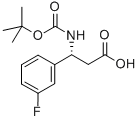 (3R)-3-[(tert-butoxycarbonyl)amino]-3-(3-fluorophenyl)propanoic acid