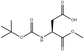 Aspartic acid, N-[(1,1-dimethylethoxy)carbonyl]-, 1-methyl ester