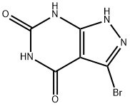 1H-吡唑并[3,4-d]嘧啶-4,6-(5H,7H)-二酮, 3-溴-