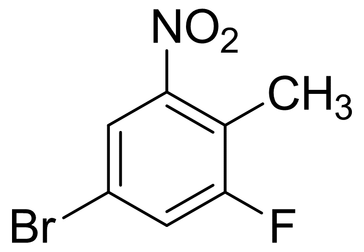 5-溴-1-氟-2-甲基-3-硝基苯