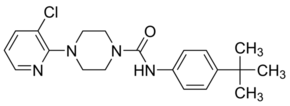 4-(3-氯-2-吡啶基)-N-[4-叔丁基苯基]-1-哌嗪甲酰胺