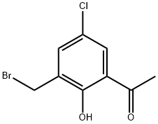 1-[3-(Bromomethyl)-5-chloro-2-hydroxyphenyl]ethanone