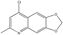 8-氯-6-甲基-[1,3]二氧杂环戊烯并[4,5-g]喹啉