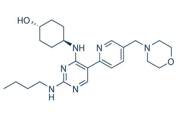 trans-4-[[2-(Butylamino)-5-[5-(4-morpholinylmethyl)-2-pyridinyl]-4-pyrimidinyl]amino]cyclohexanol            UNC2250