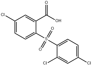 Benzoic acid, 5-chloro-2-[(2,4-dichlorophenyl)sulfonyl]-